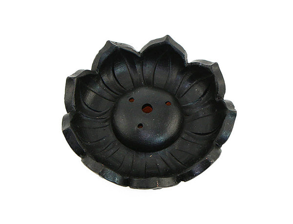 Black Lotus Incense Burner Top View