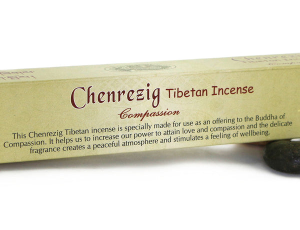 Premium Chenrezig Incense Sticks Close Up
