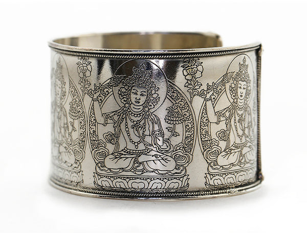Tibetan Buddhist Bracelet with Manjushri